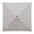 Billy Fresh Coastal - 2X2M Square Taupe And White Stripe Outdoor Umbrella With Cover