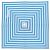 Billy Fresh Horizon Blue Square Outdoor Aluminium Umbrella - 2X2M