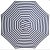 Billy Fresh Saint Tropez 3M Blue & White Octagonal Outdoor Umbrella