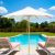 Billy Fresh 3m Deluxe Bamboo Umbrella with Cover - Cream