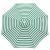 Billy Fresh Ferngully 3M - Green And White Octagonal Outdoor Aluminium Umbrella