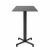Nardi Fiore High Bar Table Base with Anthracite HPL Top - Complete Outdoor Bar Table