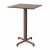 Nardi Fiore High Bar Table Base with Corten HPL Top - Complete Outdoor Bar Table