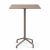 Nardi Frasca High Folding Bar Table Base with Tobacco HPL Top - Complete Outdoor Bar Table