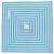 Billy Fresh Horizon 2M - Blue And White Square Outdoor Aluminium Umbrella