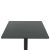HPL Laminate Tabletop - Matt Black-70x70cm Square