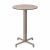 Nardi Fiore High Bar Table Base with Tortora HPL Top - Complete Outdoor Bar Table