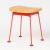 Outdoor Steel Stool With Ashwood Seat