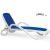Nardi Alfa Outdoor Resin Sun Loungers in White (set of 4)