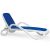 Nardi Alfa Outdoor Resin Sun Lounger White