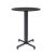 Nardi Complete Laminate Outdoor Round Bar Table with Fiore High Base
