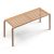 Nardi Doga Outdoor Resin Bench Cappuccino
