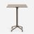 Nardi Frasca High Folding Bar Table Base with Legno HPL Top - Complete Outdoor Bar Table