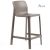 Nardi Net Outdoor Resin Bar Stools Mini Seat Height 65cm - Set of 4