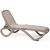 Nardi Omega Tortora Outdoor Resin Sun Lounger