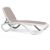 Nardi Omega Outdoor Resin Sun Lounger White Frame