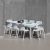 Nardi Bit 9 Piece Outdoor Dining Setting with Rio 140cm Extendable Dining Table