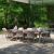 Nardi Net Relax Shell 9 Piece Dining Setting with Rio 210cm Extendable Table