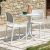 Nardi Step Table With Bora Bistrot Chair - 3 Piece Set