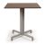 Nardi Fiore Table Base with Tobacco HPL Top - Complete Outdoor Table