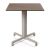 Nardi Fiore Table Base with Tortora HPL Top - Complete Outdoor Table