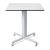 Nardi Fiore Table Base with White HPL Top - Complete Outdoor Table