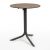 Nardi Flute Folding Table Base with Corten HPL Top - Complete Outdoor Table