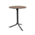 Nardi Flute Folding Table Base with Tobacco HPL Top - Complete Outdoor Table