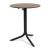 Nardi Flute Folding Table Base with Tortora HPL Top - Complete Outdoor Table