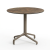 Nardi Frasca Maxi Table Base with Corten HPL Top - Complete Outdoor Table