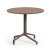 Nardi Frasca Maxi Table Base with Tobacco HPL Top - Complete Outdoor Table