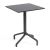Nardi Frasca Mini Fix Table Base with Anthracite HPL Top - Complete Outdoor Table