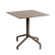 Nardi Frasca Mini Fix Table Base with Tobacco HPL Top - Complete Outdoor Table