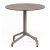 Nardi Frasca Mini Fix Table Base with Tortora HPL Top - Complete Outdoor Table