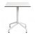Nardi Frasca Mini Fix Table Base with White HPL Top - Complete Outdoor Table