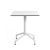 Nardi Frasca Mini Fix Table Base with White HPL Top - Complete Outdoor Table