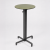 Nardi Ibisco High Bar Folding Table Base with Agave HPL Top - Complete Outdoor Bar Table