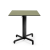 Nardi Ibisco Folding Table Base with Agave Green HPL Top - Complete Outdoor Table