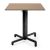 Nardi Ibisco Folding Table Base with Tobacco HPL Top - Complete Outdoor Table