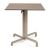Nardi Ibisco Folding Table Base with Tortora HPL Top - Complete Outdoor Table