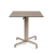 Nardi Ibisco Folding Table Base with Tortora HPL Top - Complete Outdoor Table