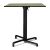 Nardi Scudo Folding Table Base with Agave Green HPL Top - Complete Outdoor Table
