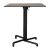 Nardi Scudo Folding Table Base with Corten HPL Top - Complete Outdoor Table