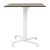 Nardi Scudo Folding Table Base with Legno HPL Top - Complete Outdoor Table