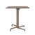Nardi Scudo Folding Table Base with Tobacco HPL Top - Complete Outdoor Table