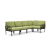 Nardi Komodo 5 Piece Sunbrella Outdoor Modular Corner Lounge Set