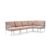 Nardi Komodo 5 Piece Outdoor Modular Corner Lounge Set