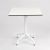 Nardi Frasca Mini Folding Table Base with White HPL Top - Complete Outdoor Table