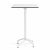 Nardi Frasca High Folding Bar Table Base with White HPL Top - Complete Outdoor Bar Table