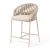NOON Low Outdoor Bar Stool - Mocha